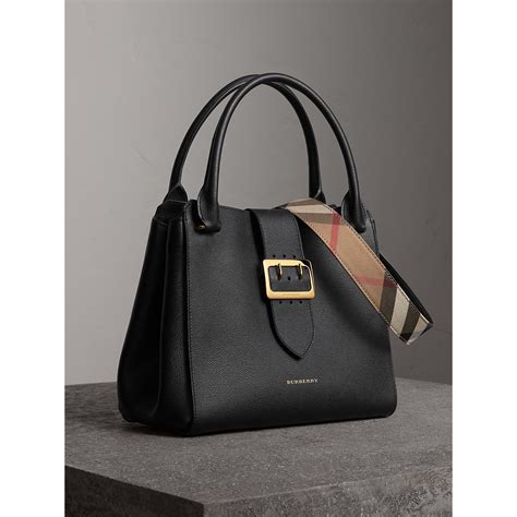 burberry leather tote small|burberry medium leather tote.